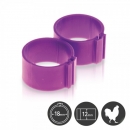 Clip-Ring 18mm violett 25er Pack