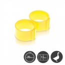 Clip-Ring 20mm gelb 25er Pack