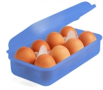 MeiBox Mehrwegeierschachtel blau für 8 Eier