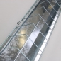 Hühner Futtertrog mit Gitter 75 cm Metall