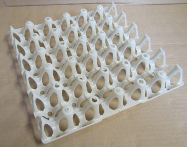 Kunststoff-Eierhorden GIOVO 30 Eier silbergrau 50 Stück
