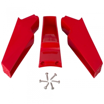 Set mit 3 Füssen rot