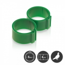 Clip-Ring 8mm dunkelgrün 25er Pack