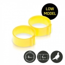 Clip-Ring 8mm, schmal, gelb 25er Pack