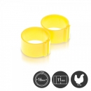 Clip-Ring 16mm gelb 25er Pack