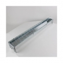 Hühner Futtertrog mit Gitter 100 cm Metall