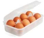 MeiBox Mehrwegeierschachtel transparent für 8 Eier